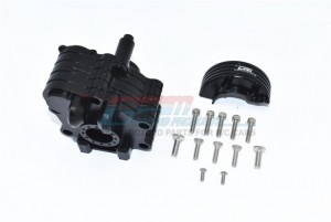 GPM MAKX038 ALUMINUM CENTER GEARBOX 1/10 RC ARRMA 1/5 4WD KRATON 8S BLX MONSTER TRUCK ARA110002T1/T2 - BLACK - MAKX038-BK