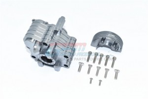 GPM MAKX038 ALUMINUM CENTER GEARBOX 1/10 RC ARRMA 1/5 4WD KRATON 8S BLX MONSTER TRUCK ARA110002T1/T2 - GUN SILVER - MAKX038-GS