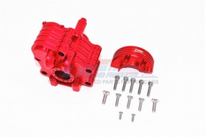 GPM MAKX038 ALUMINUM CENTER GEARBOX 1/10 RC ARRMA 1/5 4WD KRATON 8S BLX MONSTER TRUCK ARA110002T1/T2 - RED - MAKX038-R