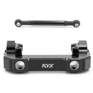 ALLOY Front Bumper Bracket Brace W/ Servo Linkage Tie Rod For 1/10 AXIAL RACING SCX10-III ROCK CRAWLER - S3010