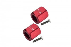 GPM MYT010/12.5 ALUMINUM REAR HEX ADAPTERS AXIAL 1/18 YETI JR - MYT010/12.5-R