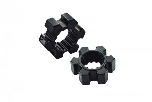 GPM TXM010/10MM ALUMINIUM WHEEL HEX (10MM THICKNESS) FOR 6S TRAXXAS XMAXX 6S 8S MONSTER - Black - TXM010/10MM-BK
