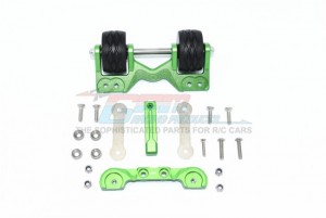 GPM TXMS040R ALUMINUM REAR ADJUSTABLE WHEELIE 1/10 4WD TRAXXAS MAXX MONSTER TRUCK 89076 - GREEN - TXMS040R-G