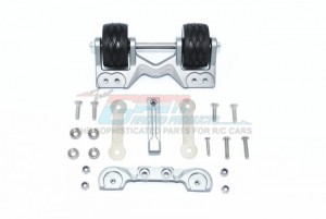 GPM TXMS040R ALUMINUM REAR ADJUSTABLE WHEELIE 1/10 4WD TRAXXAS MAXX MONSTER TRUCK 89076 - GUN SILVER - TXMS040R-GS