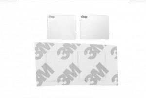 GPM SCX3ZSP4-OC SCALE ACCESSORIES: AXIAL SCX10 III JEEP METAL REFLECTIVE CAR SIDE REARVIEW MIRROR - SCX3ZSP4-OC