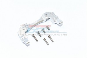 GPM SCX3331F ALUMINIUM FRONT BUMPER MOUNT  1/10 RC AXIAL RACING SCX10-III TRUCK AXI231014 - SILVER - SCX3331F-S