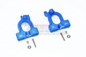 GPM MAKS019 ALUMINUM FRONT C HUBS ARRMA 1/10 4WD KRATON 4X4 4S BLX ARA102690 - BLUE - MAKS019-B