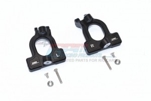 GPM MAKS019 ALUMINUM FRONT C HUBS ARRMA 1/10 4WD KRATON 4X4 4S BLX ARA102690 - BLACK - MAKS019-BK