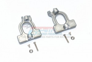 GPM MAKS019 ALUMINUM FRONT C HUBS ARRMA 1/10 4WD KRATON 4X4 4S BLX ARA102690 - GUN SILVER - MAKS019-GS