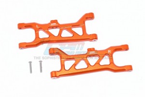 GPM MAKS055 ALUMINUM FRONT LOWER ARMS ARRMA 1/10 4WD KRATON 4X4 4S BLX ARA102690 - ORANGE - MAKS055-OR