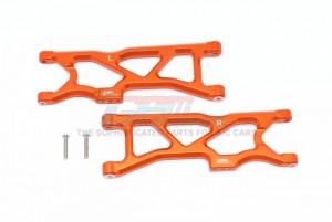 GPM MAKS056 ALUMINUM REAR  LOWER ARMS ARRMA 1/10 4WD KRATON 4X4 4S BLX ARA102690 - ORANGE - MAKS056-OR