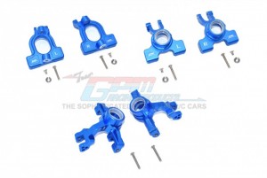 GPM RACING MAKS192122 ALLOY FRONT C-HUBS FRONT / REAR KNUCKLE ARMS 1/10 4WD ARRMA KRATON 4X4 4S BLX ARA102690 - MAKS192122-B
