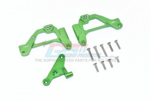 GPM SCX3028 ALLOY FRONT SHOCK MOUNT 1/10 RC AXIAL RACING 1/10 4WD SCX10-III - GREEN - SCX3028-G