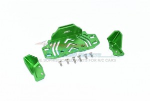 GPM SCX30126M ALLOY MIDDLE BATTERY HOLDER 1/10 RC AXIAL RACING 1/10 4WD SCX10-III - GREEN - SCX30126M-G