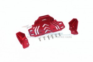 GPM SCX30126M ALLOY MIDDLE BATTERY HOLDER 1/10 RC AXIAL RACING 1/10 4WD SCX10-III - RED - SCX30126M-R