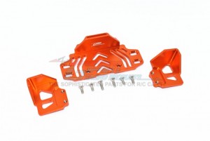 GPM SCX30126R ALLOY REAR BATTERY HOLDER 1/10 RC AXIAL RACING 1/10 4WD SCX10-III - SCX30126R-OR