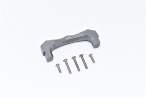 GPM CC2331F ALLOY FRONT BUMPER MOUNT 1/10 RC TAMIYA CC-02 CHASSIS - GUN SILVER - CC2331F-GS