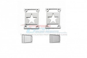 GPM RACING SCX3ZSP8A-BK SCALE ACCESSORIES: TAILLIGHT COVER FOR SCX10 III JEEP（TYPE A） - SCX3ZSP8A-S