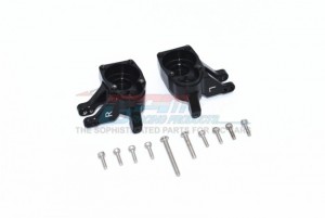 GPM RACING SCX3021B ALUMINUM INNER PART OF FRONT KNUCKLE ARMS 1/10 RC AXIAL SCX10 III - SCX3021B-BK