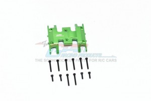 GPM RACING SCX24038B ALUMINUM LOWER GEAR COVER AXIAL RACING 1/24 4WD SCX24 - GREEN - SCX24038B-G