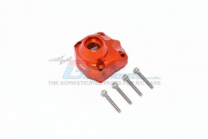 GPM CP012A ALUMINUM FRONT / REAR GEARBOX COVER AXIAL 1/10 RC 4WD CAPRA 1.9 UNLIMITED TRAIL BUGGY - CP012A-OR