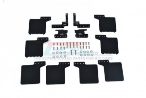 GPM SCX3ZSP10 SCALE ACCESSORIES: MUD FLAP FOR AXIAL RACING SCX10 III JEEP ROCK CRAWLER - BLACK - SCX3ZSP10-BK