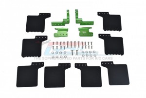 GPM SCX3ZSP10 SCALE ACCESSORIES: MUD FLAP FOR AXIAL RACING SCX10 III JEEP ROCK CRAWLER - GREEN - SCX3ZSP10-G