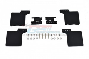 GPM SCX3ZSP10F SCALE ACCESSORIES: FRONT MUD FLAP  FOR AXIAL RACING SCX10 III JEEP ROCK CRAWLER - SCX3ZSP10F-BK