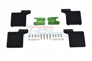 GPM SCX3ZSP10F SCALE ACCESSORIES: FRONT MUD FLAP  FOR AXIAL RACING SCX10 III JEEP ROCK CRAWLER - GREEN - SCX3ZSP10F-G
