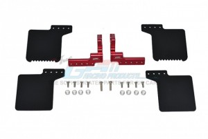 GPM SCX3ZSP10R SCALE ACCESSORIES: REAR MUD FLAP FOR AXIAL RACING 1/10 RC  SCX10 III JEEP - SCX3ZSP10R-R