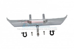 GPM SCX3330R ALUMINIUM REAR BUMPER +D-RINGS W/ TOW HOOK FOR AXIAL RACING 1/10 RC SCX10 III JEEP - SCX3330R-S