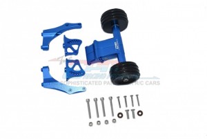GPM MAKX040R ALUMINUM REAR WHEELIE WITH WING MOUNT ARRMA 1/5 4WD RC KRATON 8S BLX MONSTER TRUCK - BLUE - MAKX040R-B