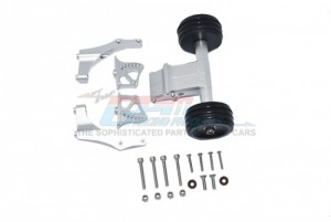 GPM MAKX040R ALUMINUM REAR WHEELIE WITH WING MOUNT ARRMA 1/5 4WD RC KRATON 8S BLX MONSTER TRUCK - SILVER - MAKX040R-S