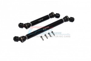 GPM SCX3L037SA STEEL W/ ALUMINIUM FRONT & REAR CVD DRIVE SHAFT AXIAL RACING SCX10 III ROCK CRAWLER - BLACK - SCX3L037SA-BK