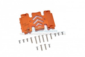 GPM SCX3038B ALUMINUM CENTER GEAR BOX CASE 1/10 AXIAL RACING SCX10 III ROCK CRAWLER - ORANGE - SCX3038B-OR