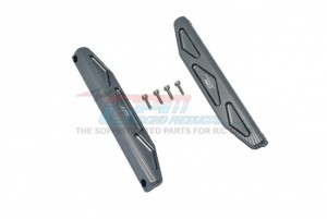 GPM HS014 ALUMINUM CHASSIS NERF BARS  1/10 TRAXXAS RC 4WD HOSS 4X4 VXL 3S 90076 - GUN SILVER - HS014-GS
