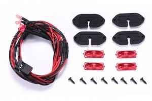 GPM SCX3ZSP12 SCALE ACCESSORIES: RC CAR CHASSIS LIGHTS FOR AXIAL RACING SCX10 III ROCK CRAWLER - SCX3ZSP12-R