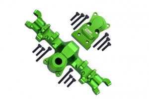 GPM SCX24012 ALUMINUM FRONT GEAR BOX FOR AXIAL RACING 1/24 4WD SCX24 CRAWLER - GREEN - SCX24012-G