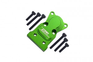 GPM SCX24012A ALUMINUM FRONT / REAR GEARBOX COVER FOR AXIAL RACING 1/24 4WD SCX24 CRAWLER - GREEN - SCX24012A-G