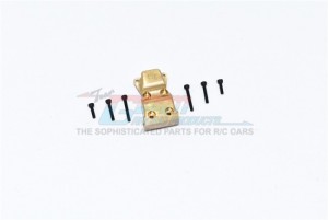 GPM SCX24012AX-OC BRASS FRONT / REAR GEARBOX COVER  FOR AXIAL RACING 1/24 4WD SCX24 CRAWLER - SCX24012AX-OC