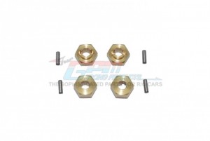 GPM SCX24010X/3M-OC BRASS HEX ADAPTERS 3MM THICK AXIAL RACING 1/24 4WD SCX24 CRAWLER - SCX24010X/3M-OC