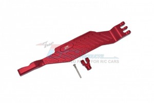 GPM HS0126 ALUMINUM BATTERY HOLD-DOWN 1/10 4WD HOSS 4X4 VXL 3S 90076-4 - RED - HS0126-R