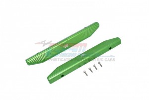 GPM HS014L ALUMINUM CHASSIS NERF BARS LONGER VERSION 1/10 4WD HOSS 4X4 VXL 3S 90076 - GREEN - HS014L-G