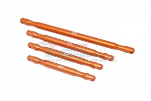 GPM MAOX025 ALUMINUM FRONT&REAR SUPPORT BRACE BAR ARRMA 1/5 4WD OUTCAST 8S BLX STUNT TRUCK ARA5810 - ORANGE - MAOX025-OR