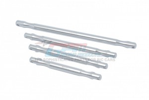 GPM MAOX025 ALUMINUM FRONT&REAR SUPPORT BRACE BAR ARRMA 1/5 4WD OUTCAST 8S BLX STUNT TRUCK ARA5810 - SILVER - MAOX025-S