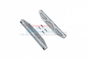 GPM HS014X ALUMINUM CHASSIS NERF BARS SILVER INLAY VERSION 1/10 RC TRAXXAS HOSS 4X4 VXL 3S 90076 - HS014X-GS