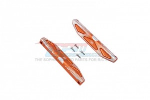 GPM HS014X ALUMINUM CHASSIS NERF BARS SILVER INLAY VERSION 1/10 RC TRAXXAS HOSS 4X4 VXL 3S 90076 - ORANGE - HS014X-OR