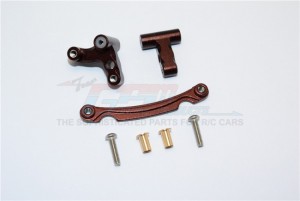GPM MYT048 ALUMINUM STEERING ASSEMBLY AXIAL 1/18 YETI JR BUGGY - Brown - MYT048-BR