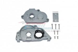 GPM MAKS038 ALUMINUM REAR GEAR PROTECTION MOTOR MOUNT ARRMA 1/10 4WD KRATON 4X4 4S BLX ARA102690 - GUN SILVER - MAKS038-GS