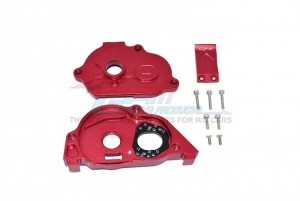 GPM MAKS038 ALUMINUM REAR GEAR PROTECTION MOTOR MOUNT ARRMA 1/10 4WD KRATON 4X4 4S BLX ARA102690 - RED - MAKS038-R